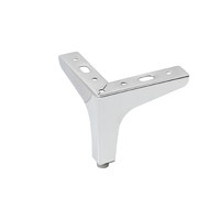 Опора мебельная угловая H100, хром AKS  64750