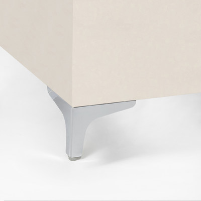 Опора мебельная угловая H100, хром AKS  64750