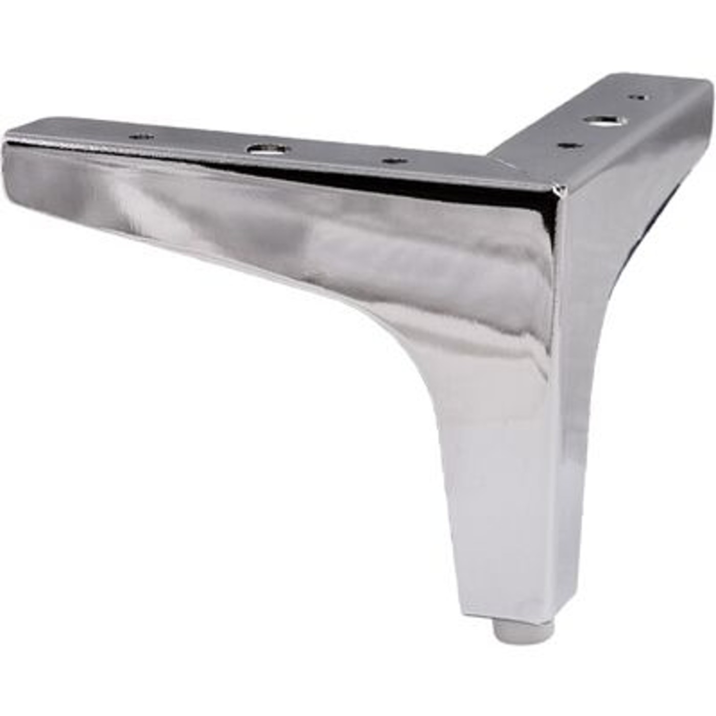 Опора мебельная угловая H100, хром AKS  64750