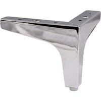 Опора мебельная угловая H100, хром AKS  64750