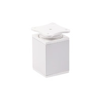 Опора мебельная квадратная DAКP-27, h100, белая AKS  57038