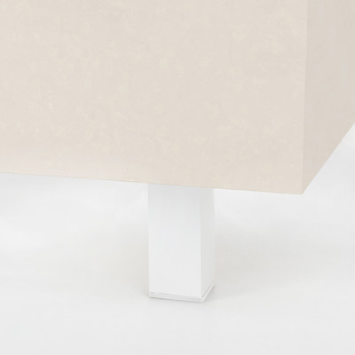 Опора мебельная квадратная DAКP-27, h100, белая AKS  57038