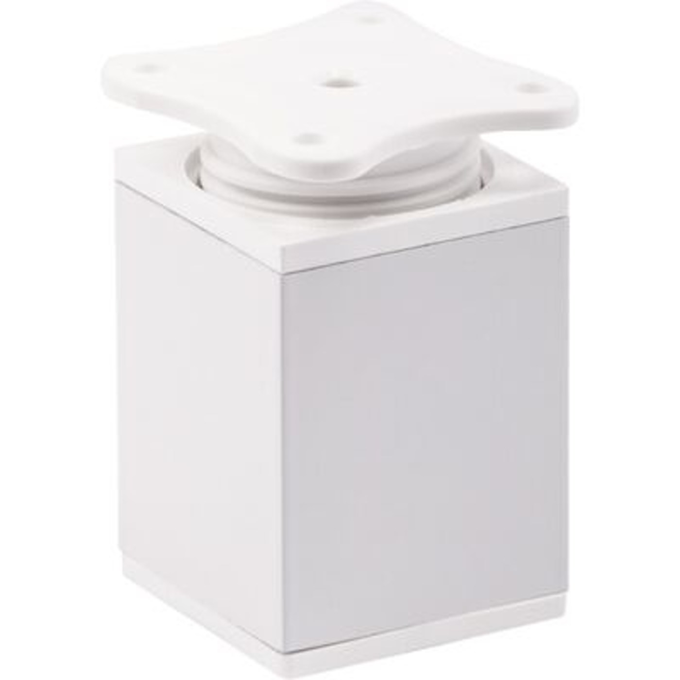 Опора мебельная квадратная DAКP-27, h100, белая AKS  57038