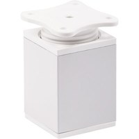 Опора мебельная квадратная DAКP-27, h100, белая AKS  57038