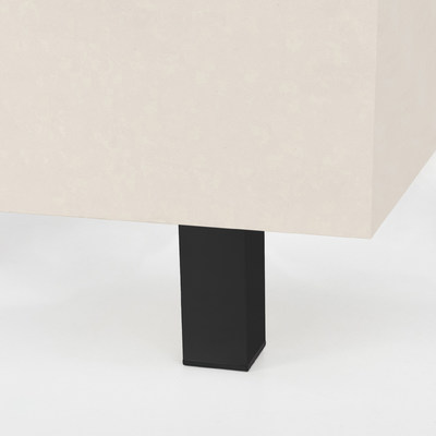 Опора мебельная квадратная DAКP-27, h100, черная AKS  60437