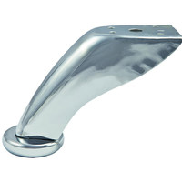 Опора меб. D-712 хром h100 AKS 22644