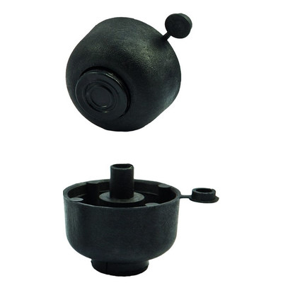 Опора мебельная пластиковая WPJA-22 h17 (25/500шт) AKS 79314