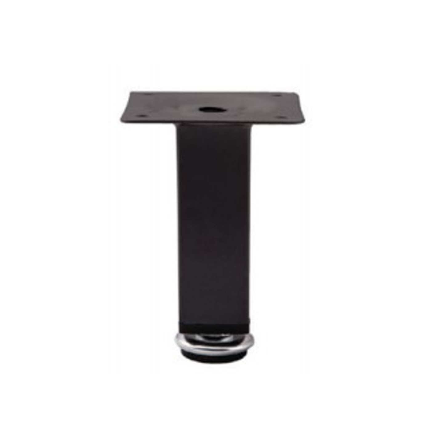 Опора мебельная D-737-3 h100 черный AKS 57402