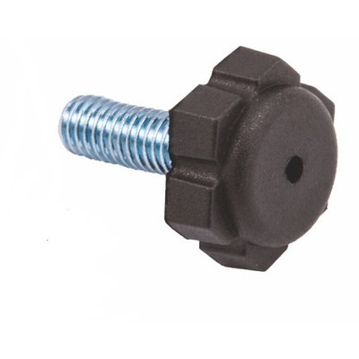 Регулятор уровня М6*18, черный (1уп100шт) AKS 81519