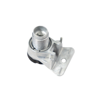 Опора мебельная INTEGRATO G h25 с регул., метал., врезная цинк+черный AKS 79670