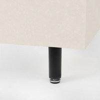 Опора мебельная D-100 h100 с регулировкой, металлическая, черная AKS 57400