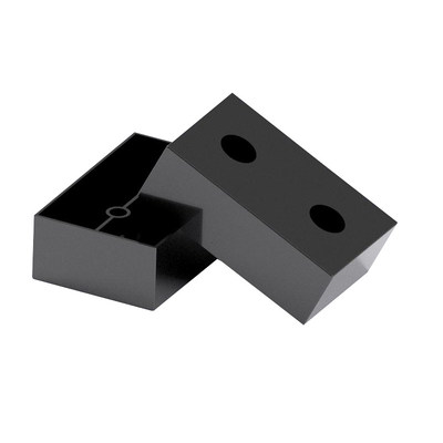 Опора мебельная пластиковая 60*40*20, металлик РП AKS 83159