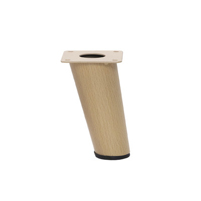 Опора мебельная TOWER h120 наклонная структура дерево AKS 90946