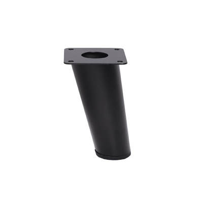 Опора мебельная TOWER h120 наклонная черная AKS 90953