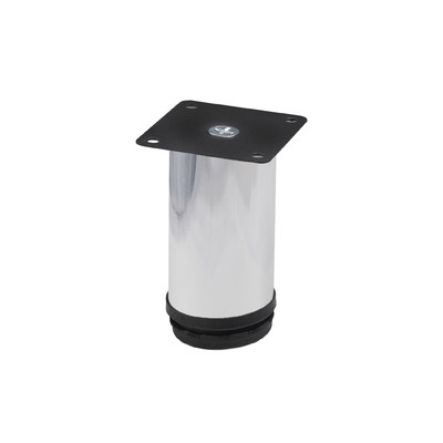 Опора меб. мет. d50 h100 с регул. хром AKS 56856