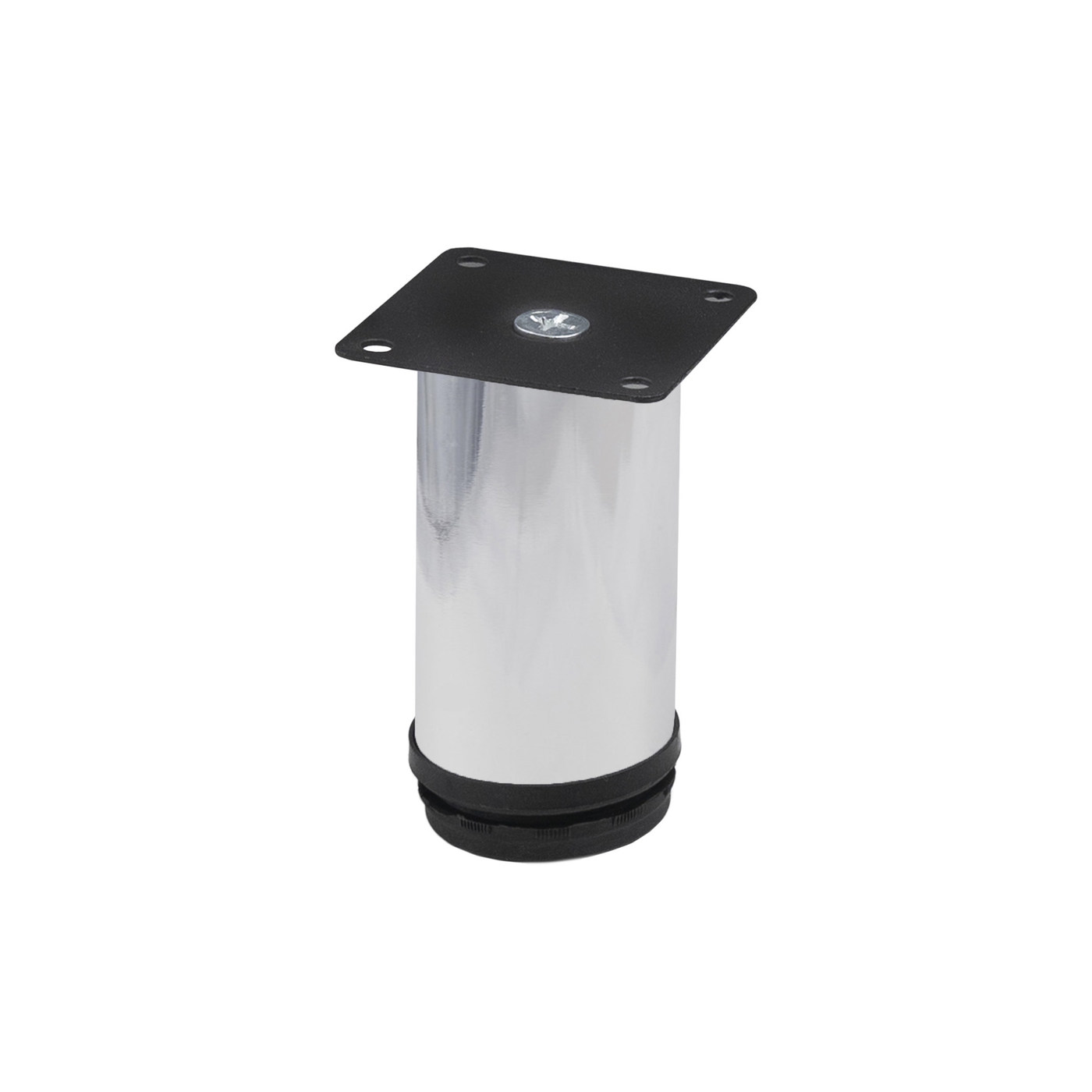 Опора меб. мет. d50 h100 с регул. хром AKS 56856