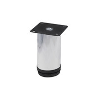 Опора меб. мет. d50 h100 с регул. хром AKS 56856