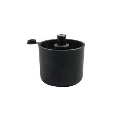 Опора мебельная пластиковая WPJA-22 h44 регул. черный AKS AKS 29144