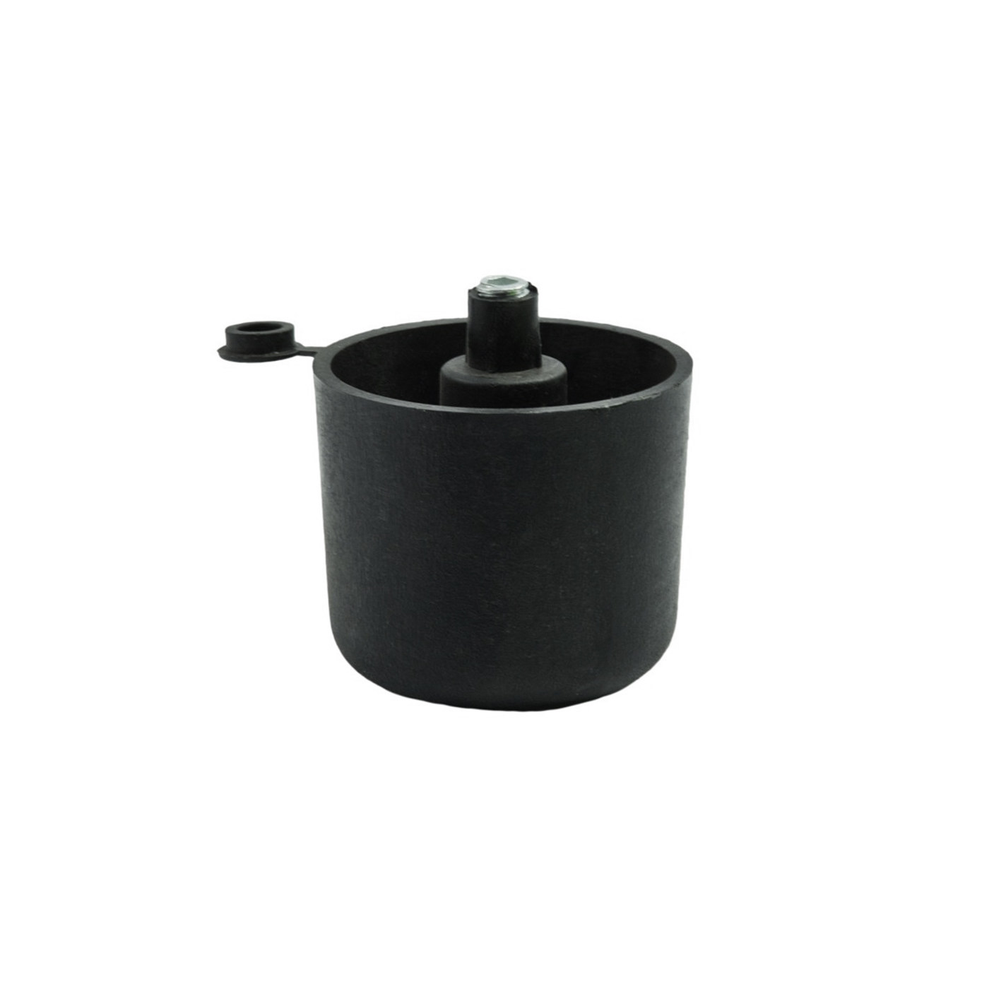 Опора мебельная пластиковая WPJA-22 h44 регул. черный AKS AKS 29144