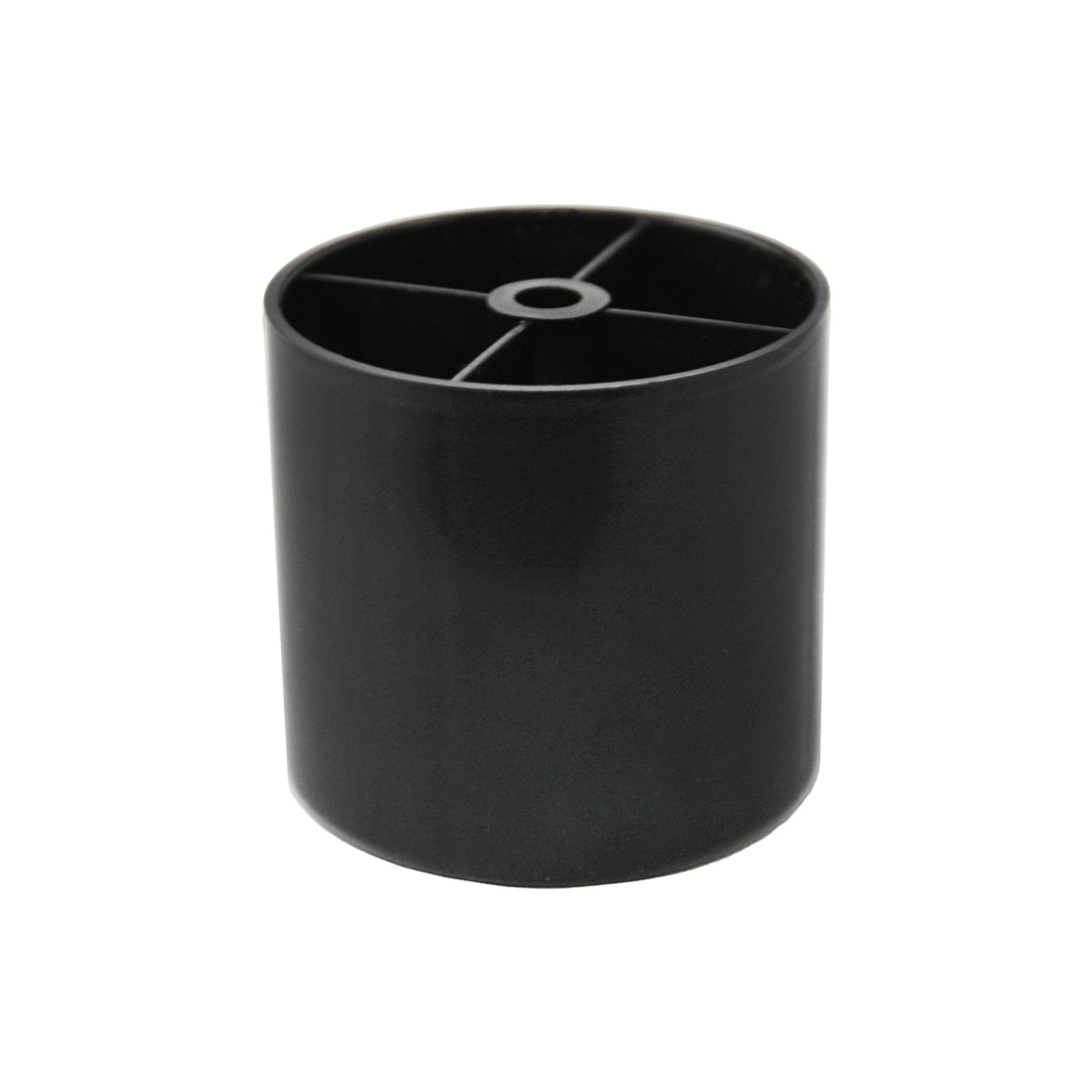 Опора меб. пласт. d40 h20 чёрный РП AKS 95514