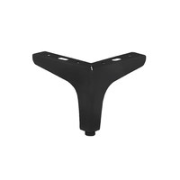 Опора меб. мет. h100 угловая черный GRIDLI 114020 (старый код 64752)