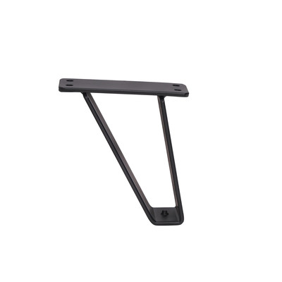 Опора мебельная TECHNO h130, металлическая, черная AKS 90951