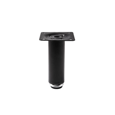 Опора меб. мет. D-150 h150 с регул. черный матовый AKS 112792