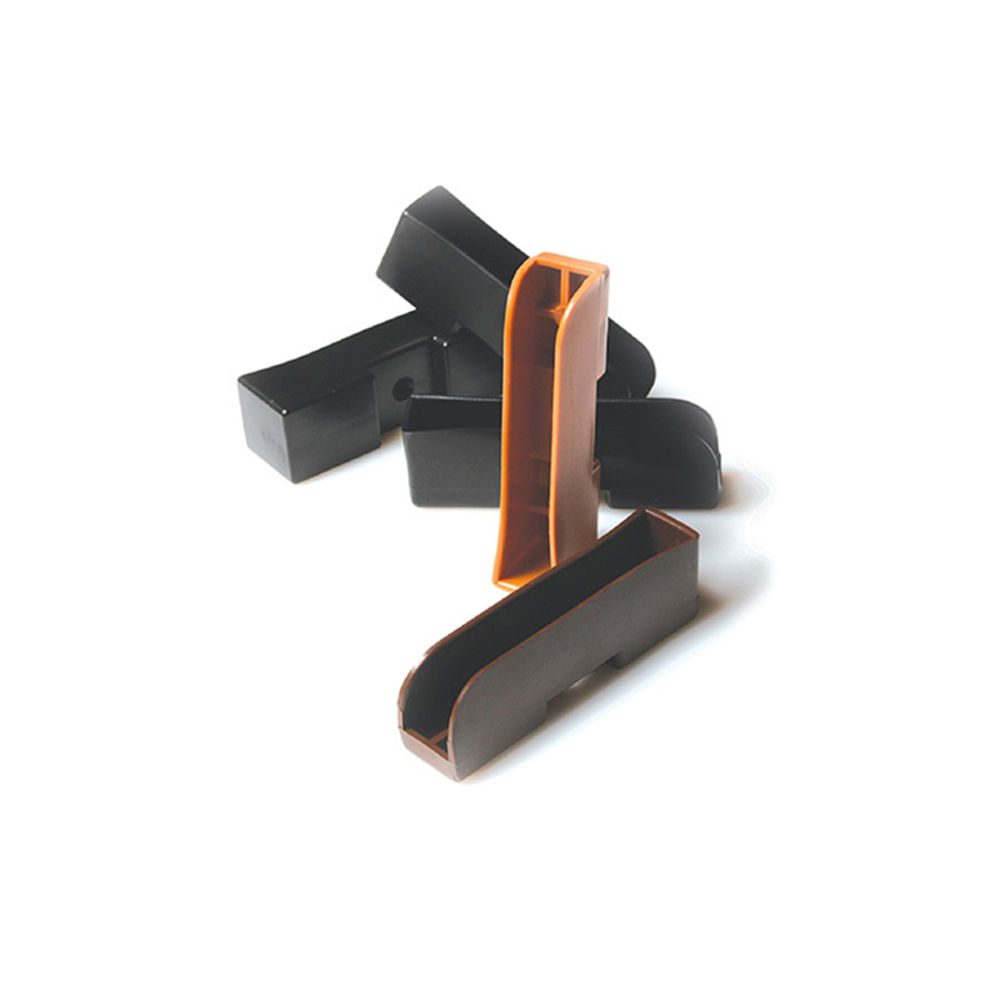 Опора мебельная нерегулируемая прямоугольная Т16 27мм коричневый АЛДИ