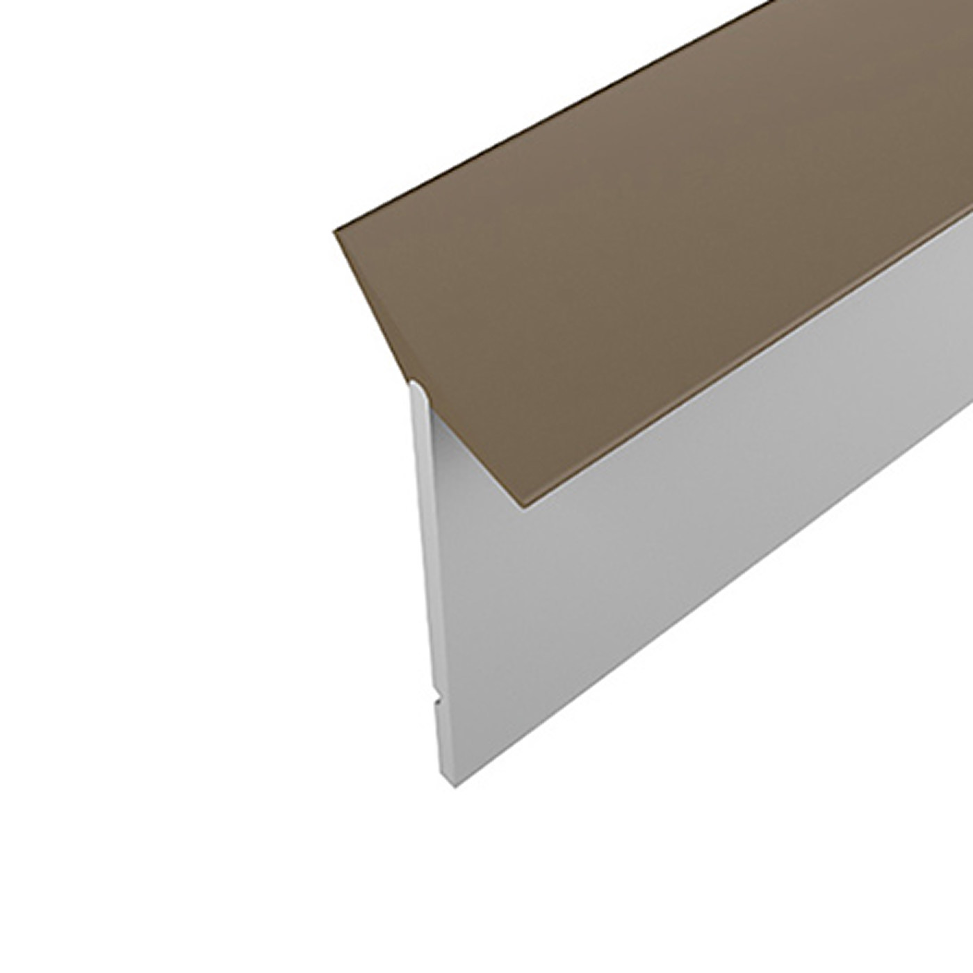 Уплотнительный плинтус Silikorner "серый бежевый" 4,2 м № 20-10-03 (под заказ, кратно упаковке6шт.)