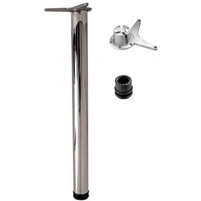 Опора мебельная хром, усы 60*710 AKS