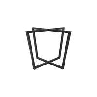 Подстолье mini INGRID-1 h-432 мм черный AKS 81840