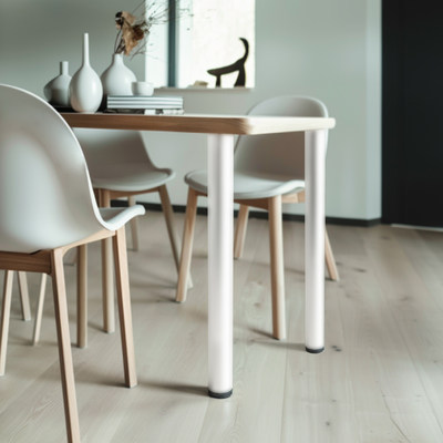 Опора мебельная 60/710 Белая AKS 54021