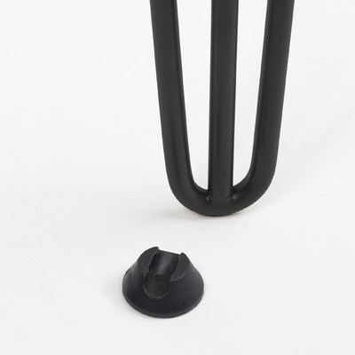 Опора мебельная FLASH h- 710, черный AKS 73289