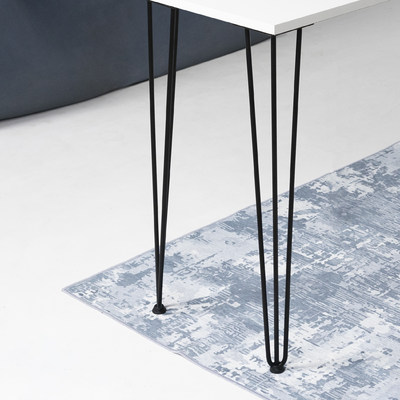 Опора мебельная FLASH h- 710, черный AKS 73289