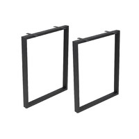 Подстолье THOR h-720 черный ( 595х720 ) (к-т 2шт) AKS 80939