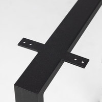 Подстолье THOR h-720 черный ( 595х720 ) (к-т 2шт) AKS 80939