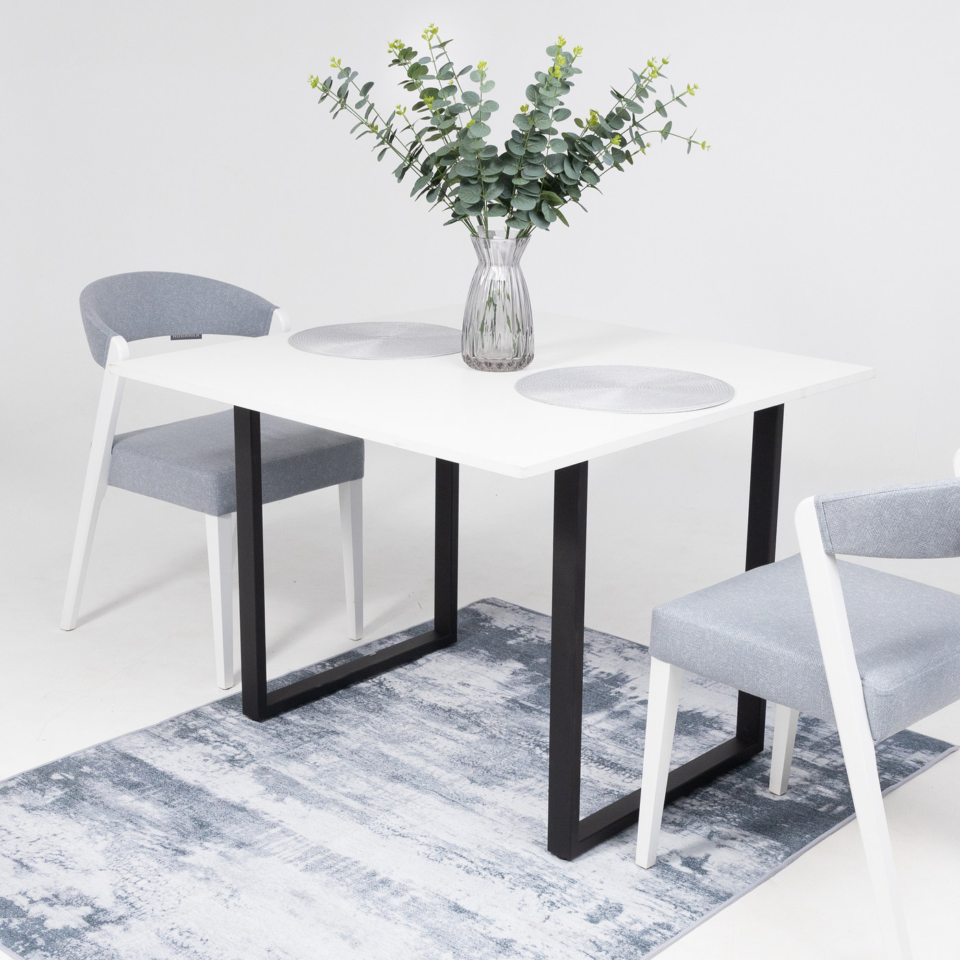 Подстолье THOR h-720 черный ( 595х720 ) (к-т 2шт) AKS 80939