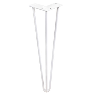 Опора мебельная FLASH h- 410, белый AKS 73291