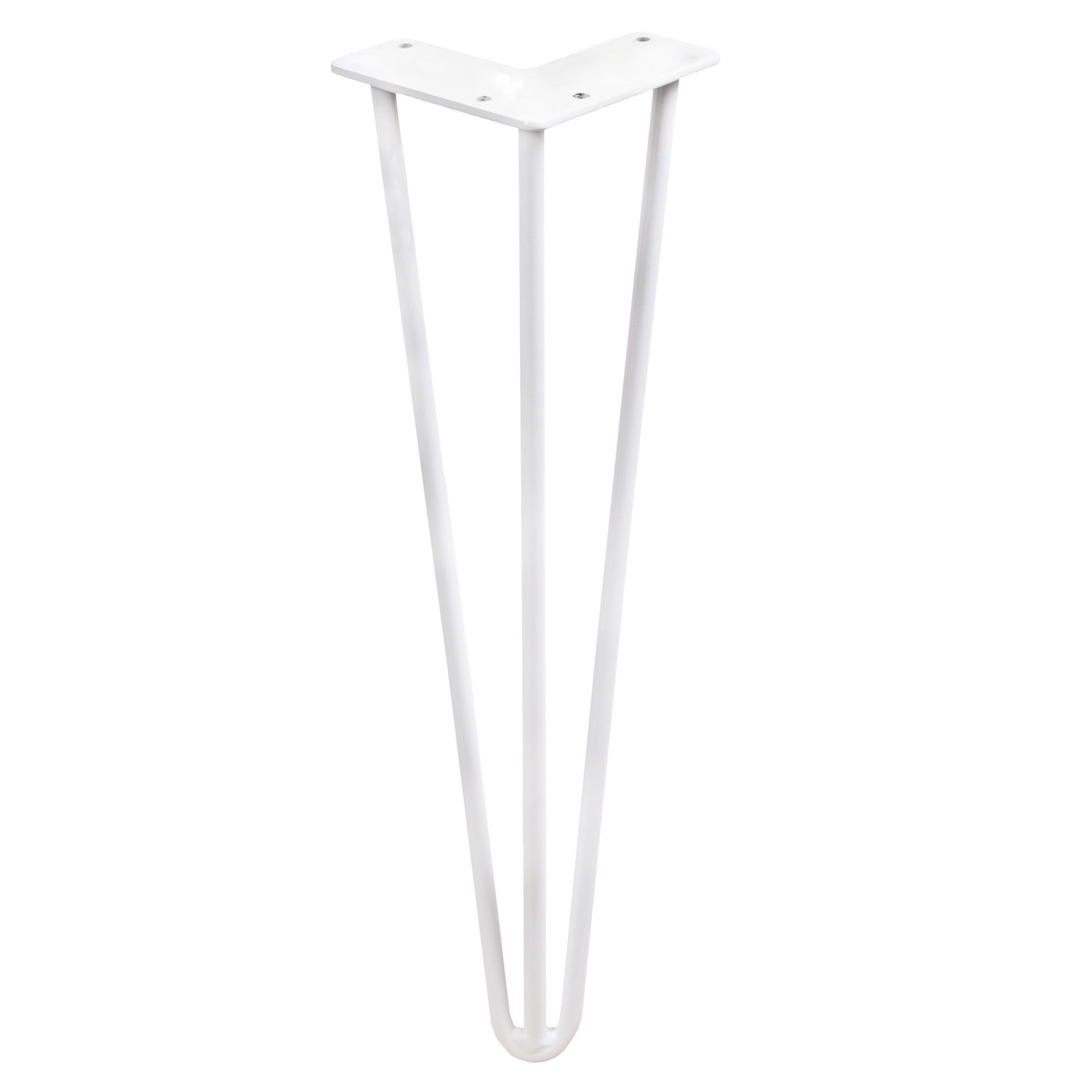 Опора мебельная FLASH h- 410, белый AKS 73291