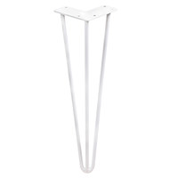 Опора мебельная FLASH h- 410, белый AKS 73291