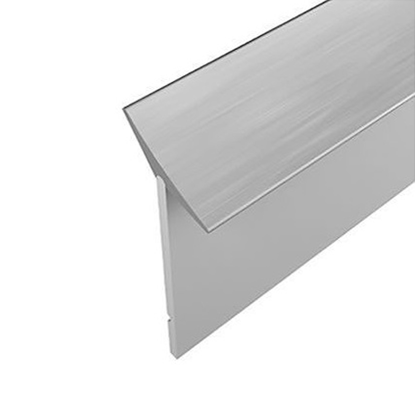 Уплотнительный плинтус Silikorner "алюминий" 4,2 м № 20-10-05