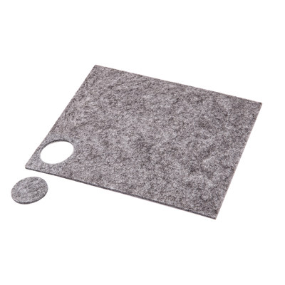 Подкладка самоприлипающая фетровая круглая d25мм (1уп1лист36шт) AKS 42033