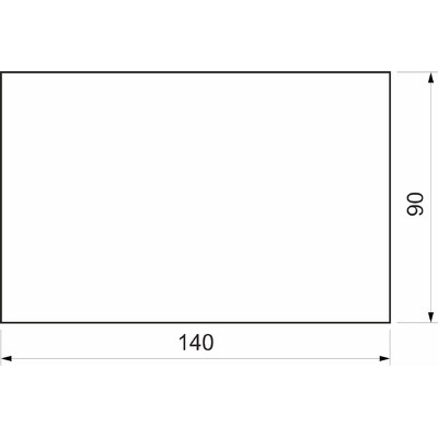 Подкладка самоприлипающая фетровая 90*140мм AKS 29232