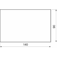 Подкладка самоприлипающая фетровая 90*140мм AKS 29232