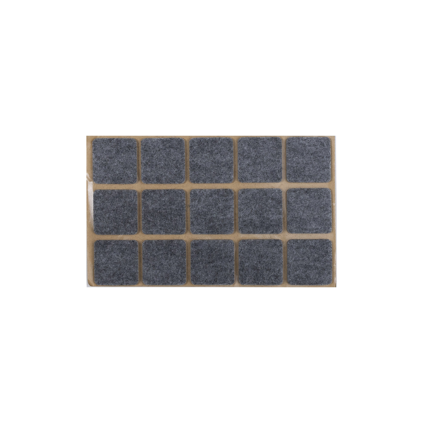 Подкладка самоприлипающая фетровая квадратная 30*30 (1лист15шт) AKS 36138