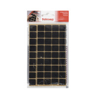 Подкладка самоприлипающая фетровая 15*15 (1 лист - 45 шт.) черная AKS 111173