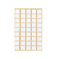 Подкладка самоприлипающая фетровая 20*20 (1 лист - 28 шт.) белая AKS 110173