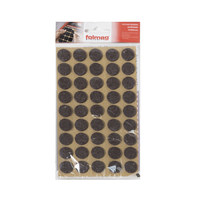 Подкладка самоприлипающая фетровая d15 мм (1 лист - 45 шт.) коричневая AKS 79700