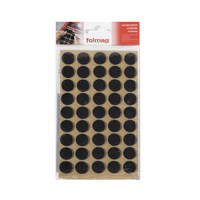 Подкладка самоприлипающая фетровая d15 мм (1 лист - 45 шт.) черная AKS 111170