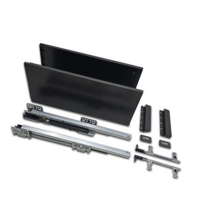 SlimBox EVA 199*450мм, с доводчиклм, графит (уп1 шт) 3245